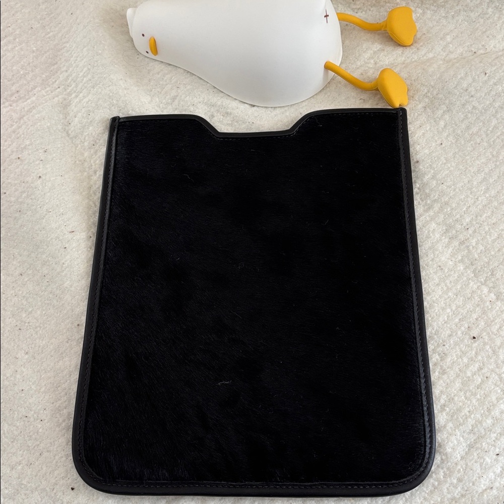 Barney's New York Calf hair iPad / tablet case - Like New
